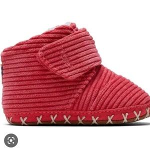BRAND NEW Baby TOMS Size 4 Red Corduroy NWT!